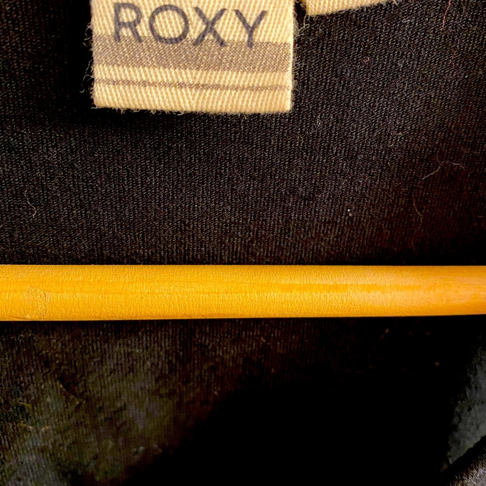 Roxy, black long dress, peep hole back